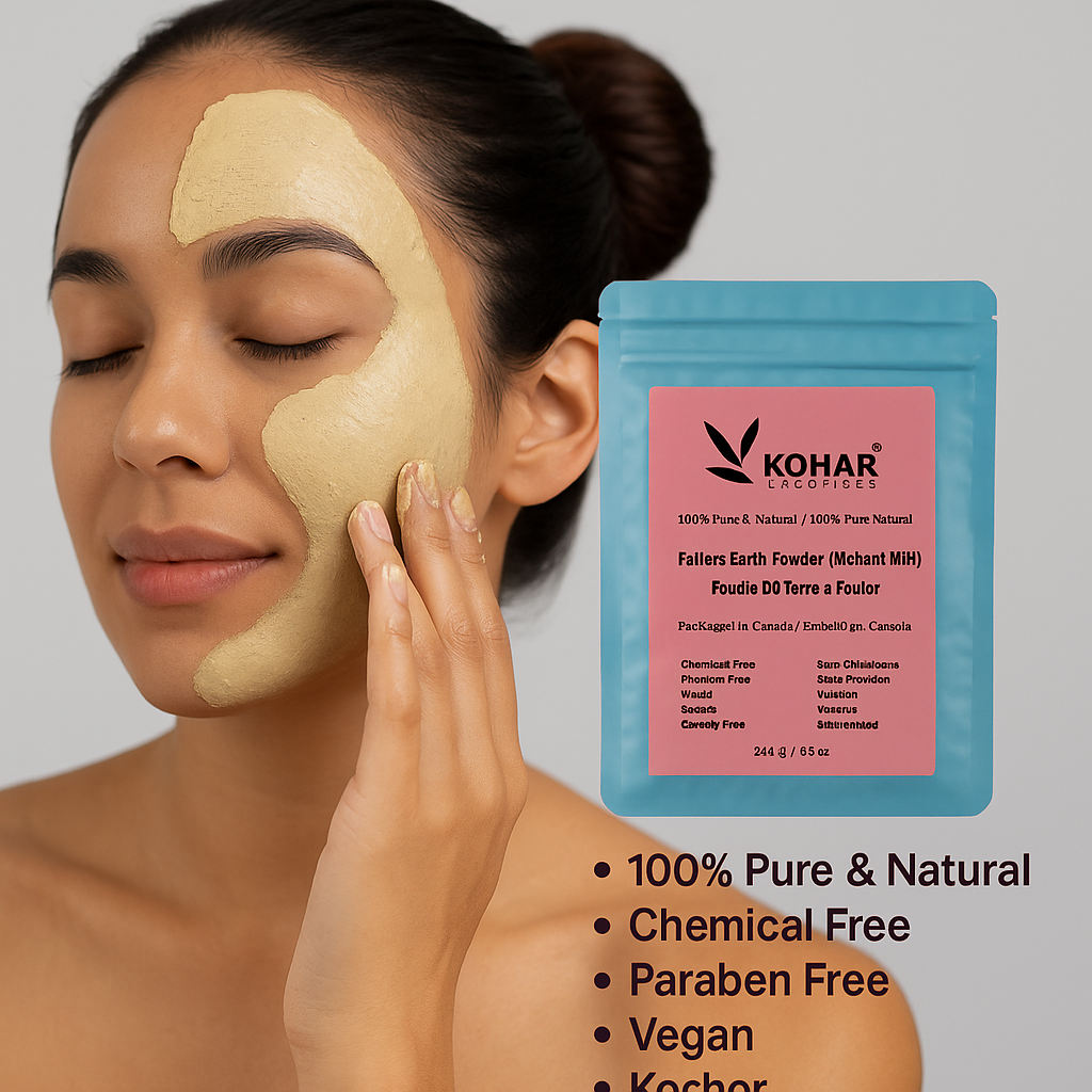 Multani Mitti (Fuller’s Earth) Clay Powder — 241 g / 8.5 oz