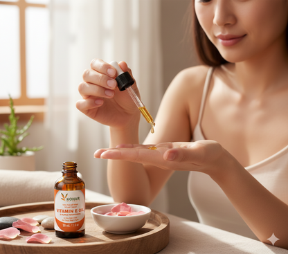 100% Pure Vitamin E Oil 30,000 IU for Skin, Face, Body, Hair & Nail moisturizer. 30 ml