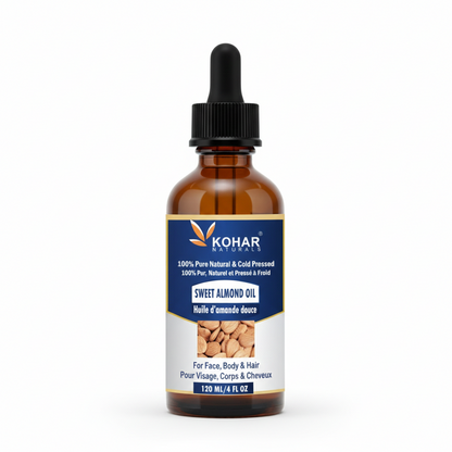 100% Natural Cold Pressed Sweet Almond Oil