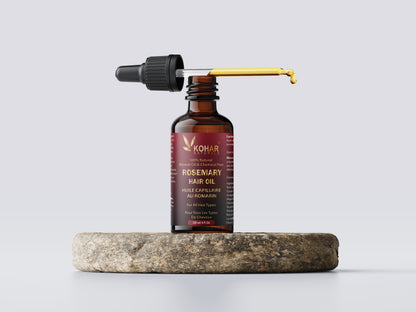 Rosemary & Moroccan Argan Hair Oil - 100% Natural | Made in Canada | 120 ml