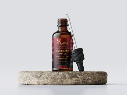 Rosemary & Moroccan Argan Hair Oil - 100% Natural | Made in Canada | 120 ml