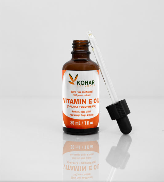 100% Pure Vitamin E Oil 30,000 IU for Skin, Face, Body, Hair & Nail moisturizer. 30 ml