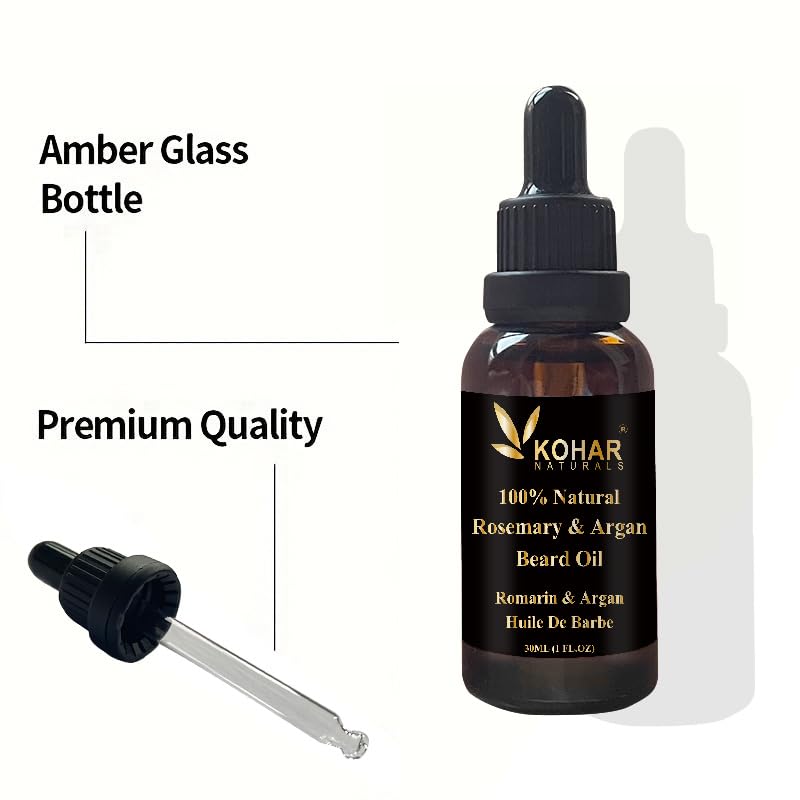 Premium Rosemary & Argan Beard Oil 30 ml
