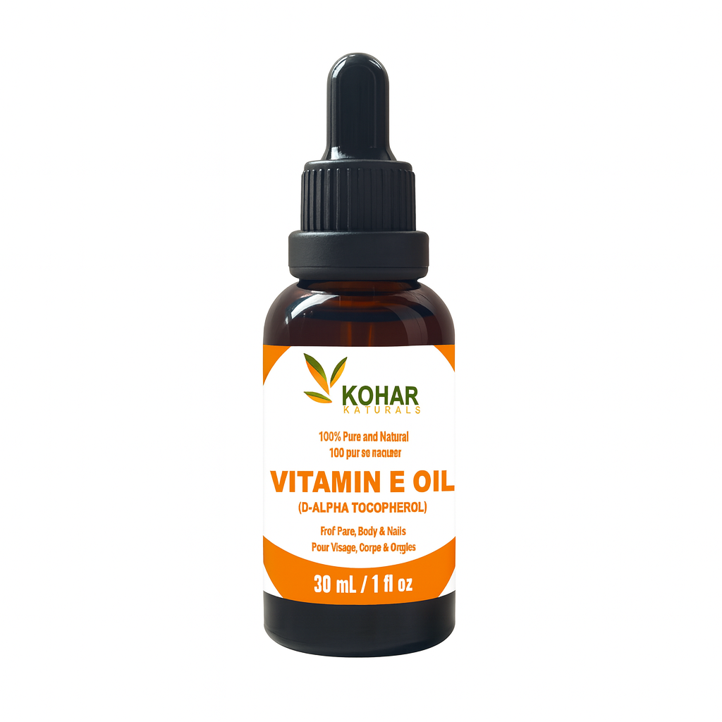 100% Pure Vitamin E Oil 30,000 IU for Skin, Face, Body, Hair & Nail moisturizer. 30 ml