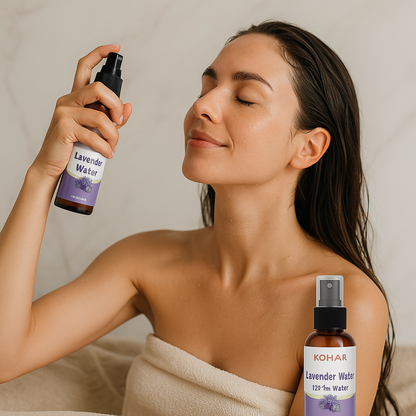 100% Pure Lavender Flower Water Spray — 120 ml