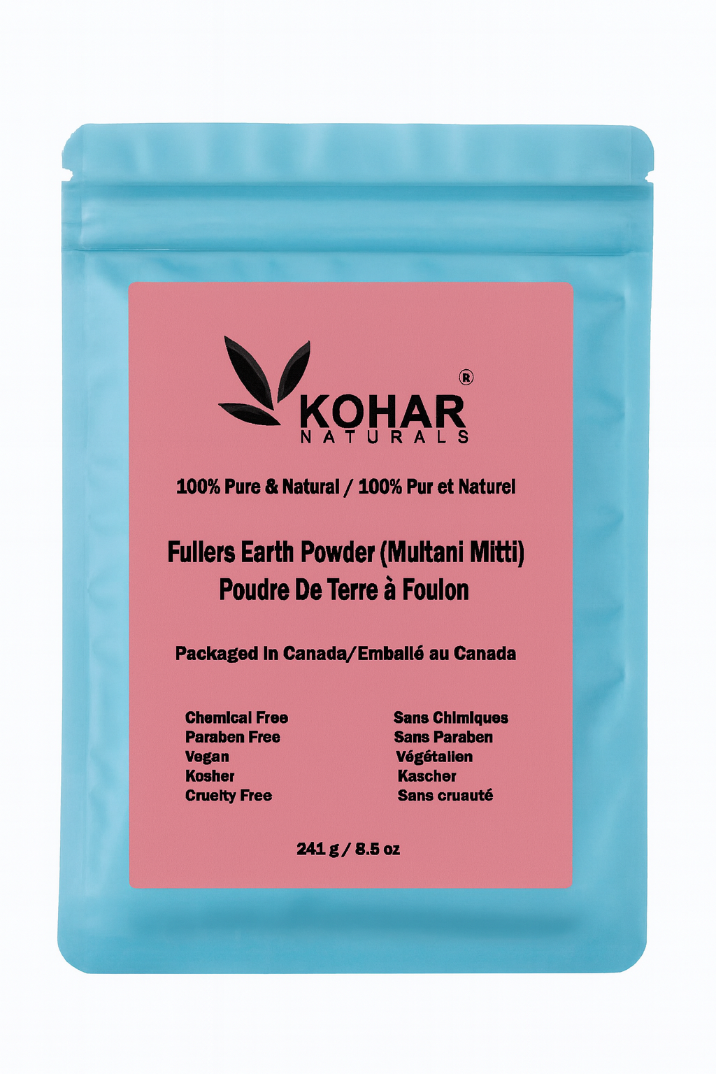 Multani Mitti (Fuller’s Earth) Clay Powder — 241 g / 8.5 oz