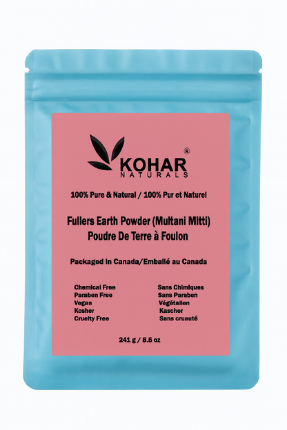 Multani Mitti (Fuller’s Earth) Clay Powder — 241 g / 8.5 oz