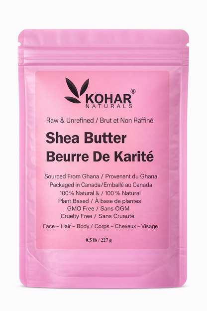 Shea Butter - Raw & Unrefined - 0.5 lb /227 g