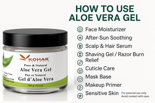 Aloe Vera Gel – Made in Canada. 180 g / 6 oz